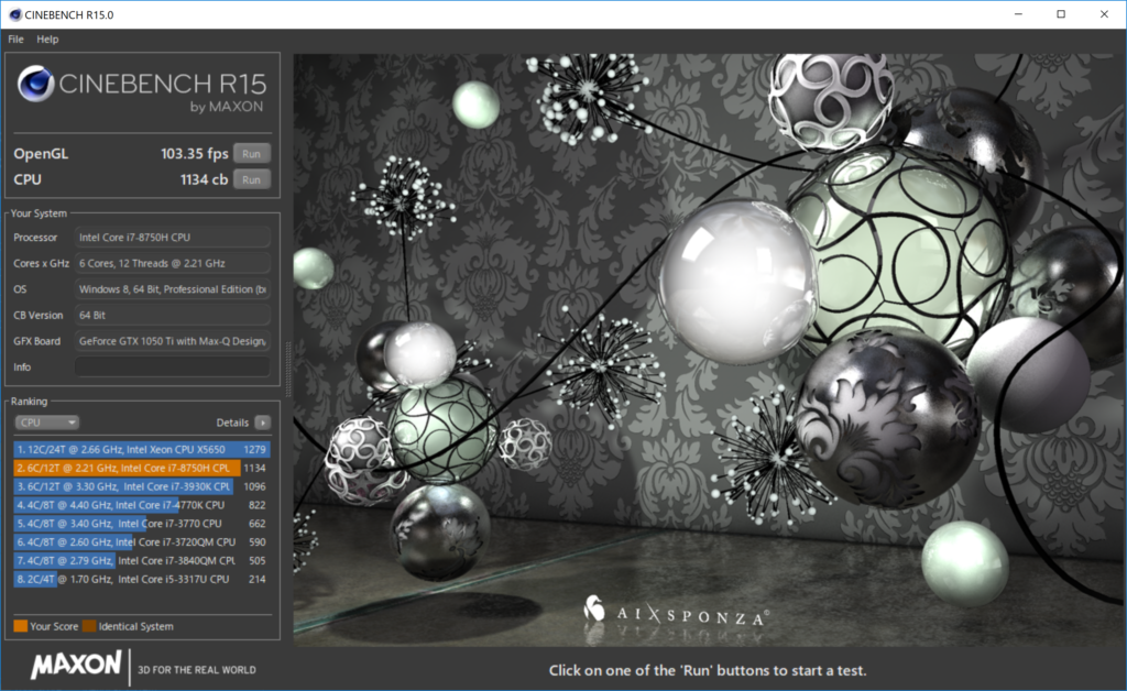 CINEBENCH_R15結果