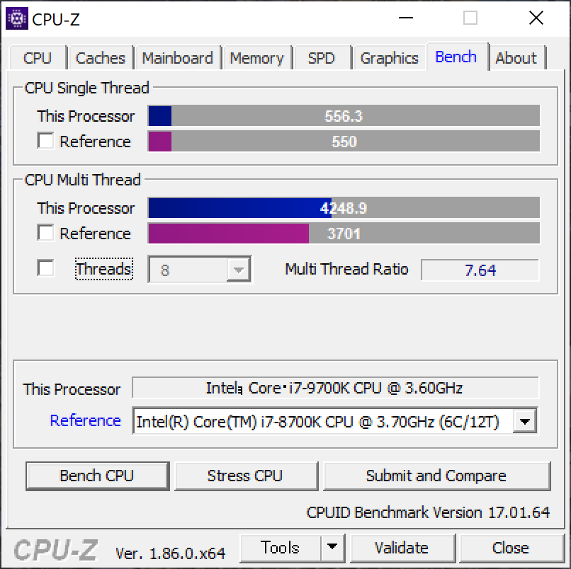 DAIV-NG7700 CPU-Z