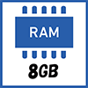 メモリ 8GB