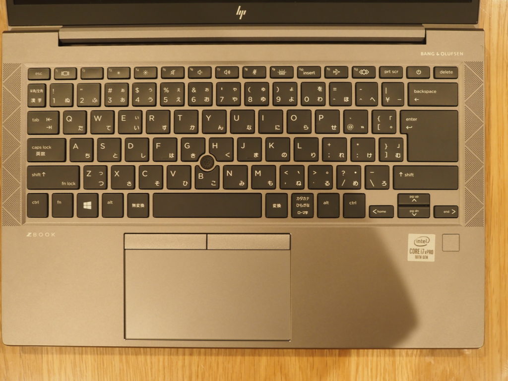 キーボード：ZBook Firefly 14 G7 Mobile Workstation