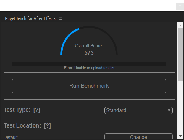 PugetBench After Effects結果：mouse B5-R5