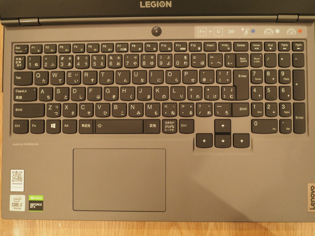 キーボード：Lenovo Legion 550Pi（82AY001TJP）