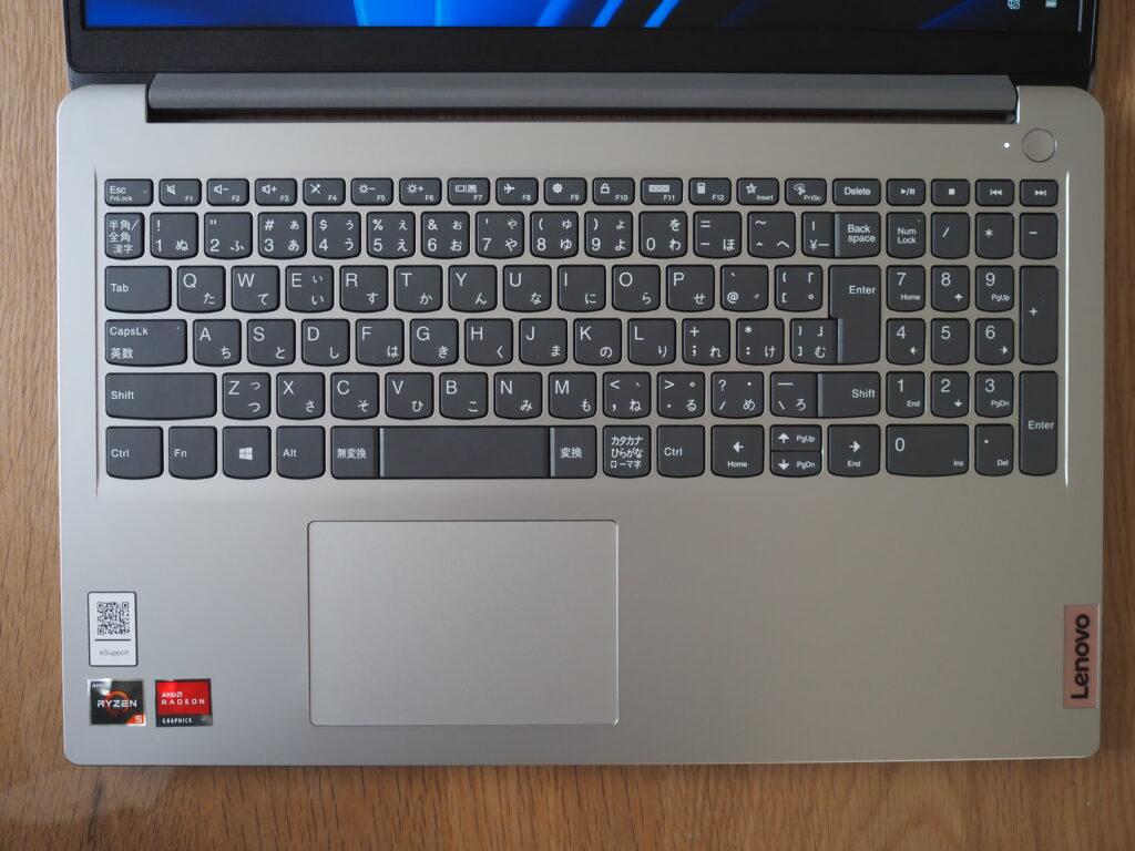 キーボード：Lenovo IdeaPad Slim 170（82R10009JP）