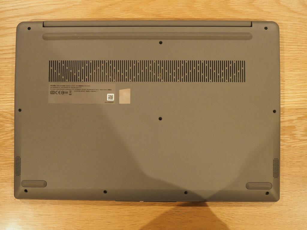 本体裏面：Lenovo IdeaPad Slim 360（17）（82KV007TJP）
